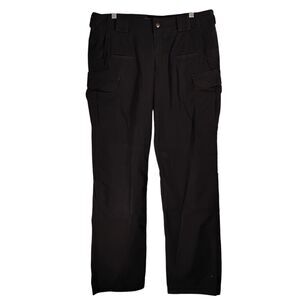 5.11 tactical cargo pants womens 14 long black ripstop straight leg relaxed fit